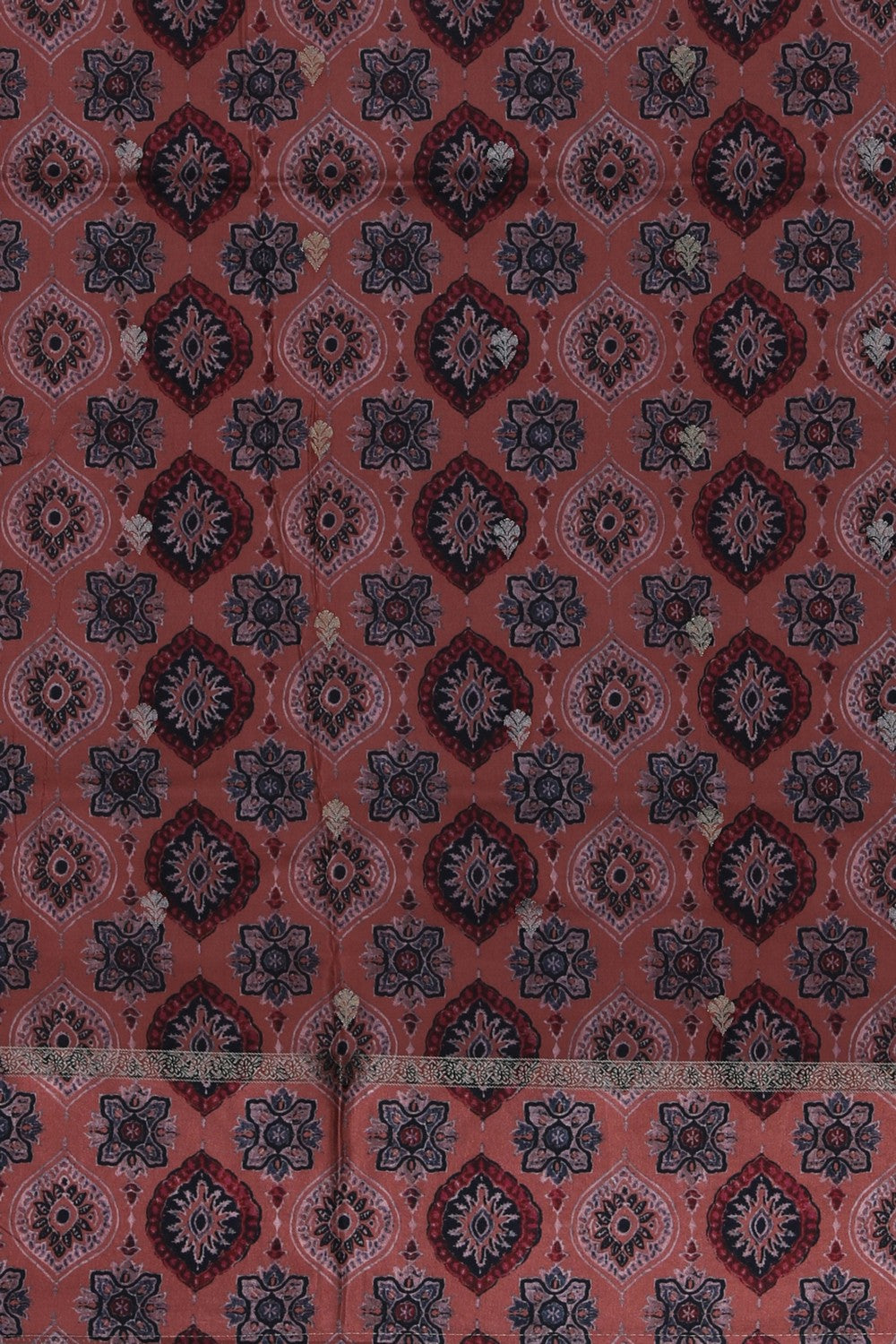Image of Ajrakh Printed Saree