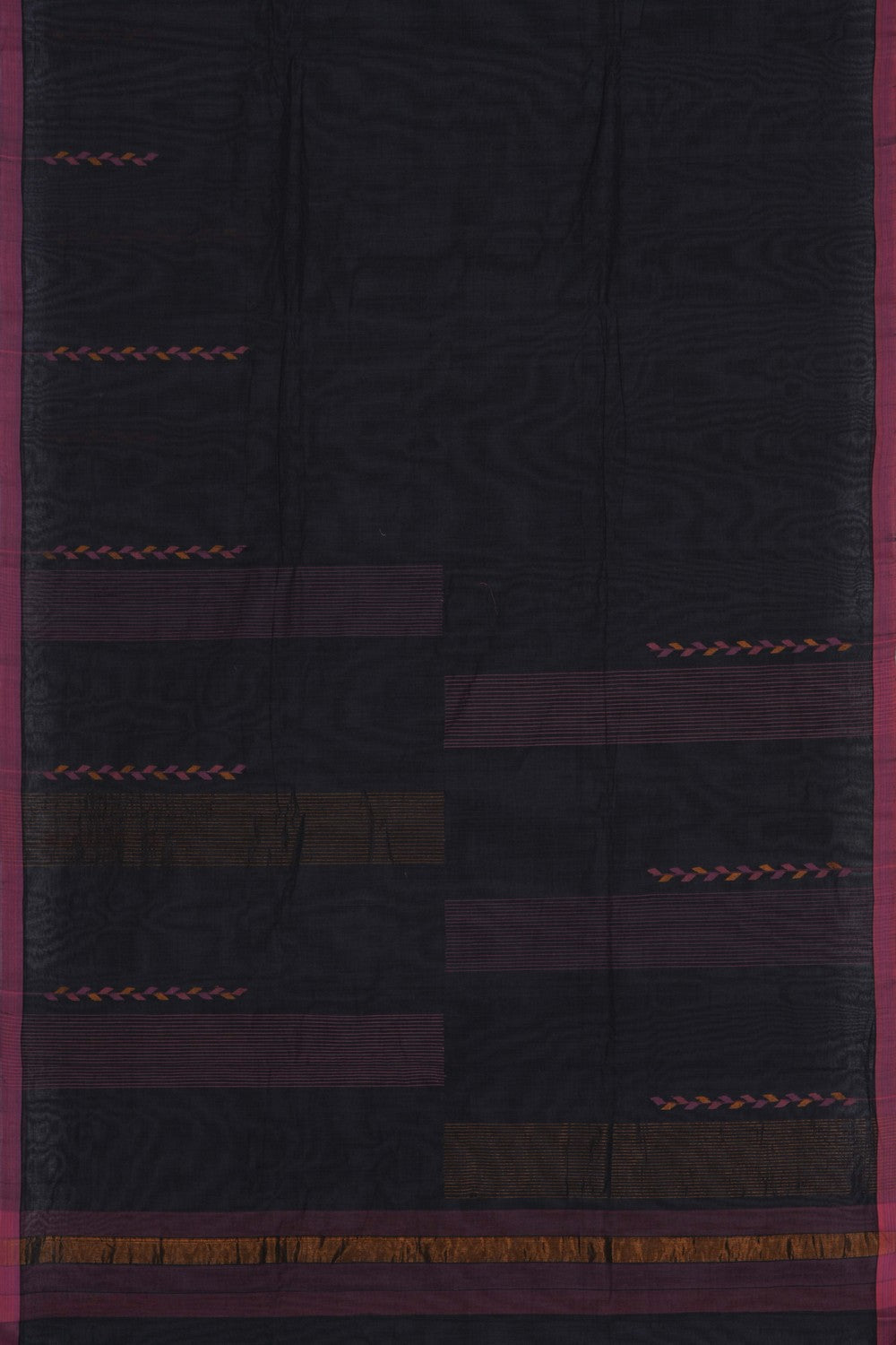 Image of Kanchi Cotton Black Saree