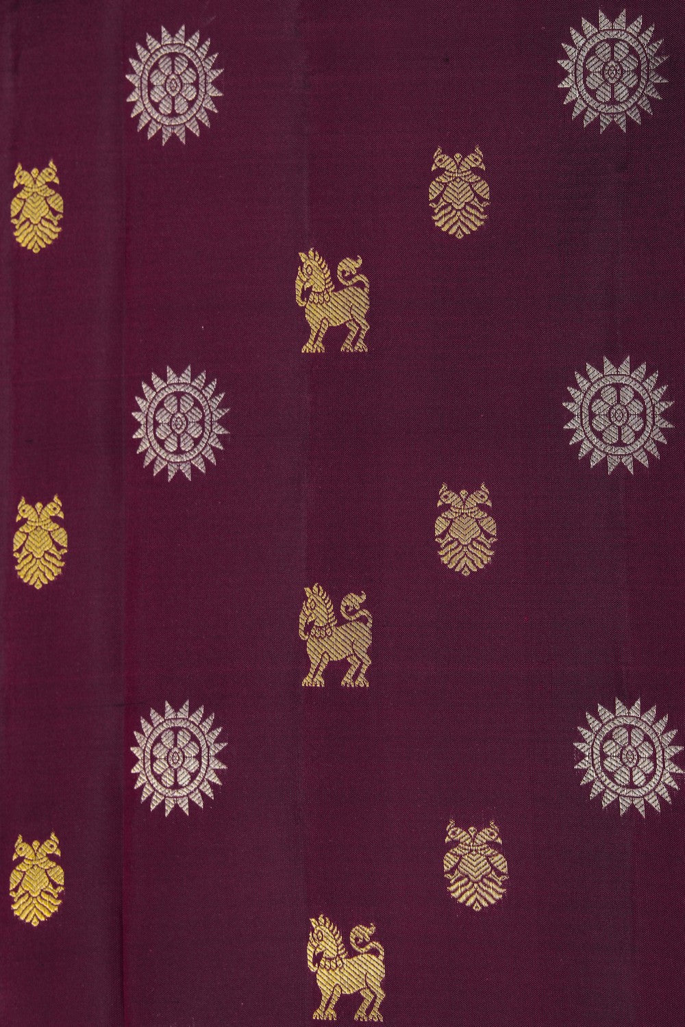 Image of South Silk Violet Saree