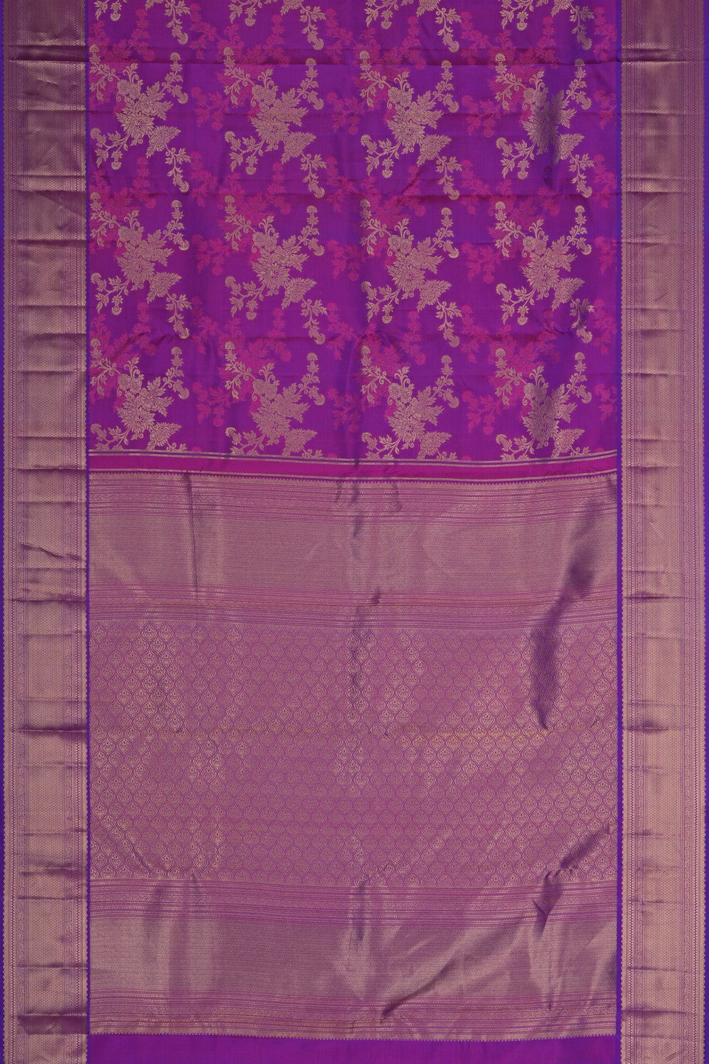 Image of South Silk Purple Saree