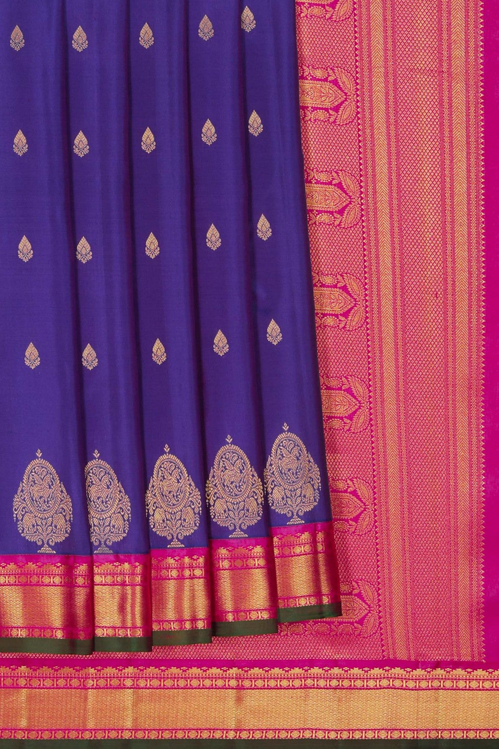 Image of South Silk Purple Saree