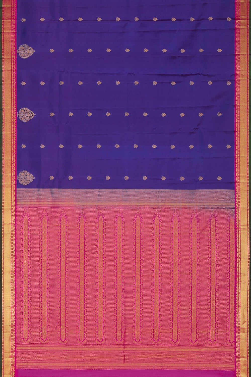 Image of South Silk Purple Saree