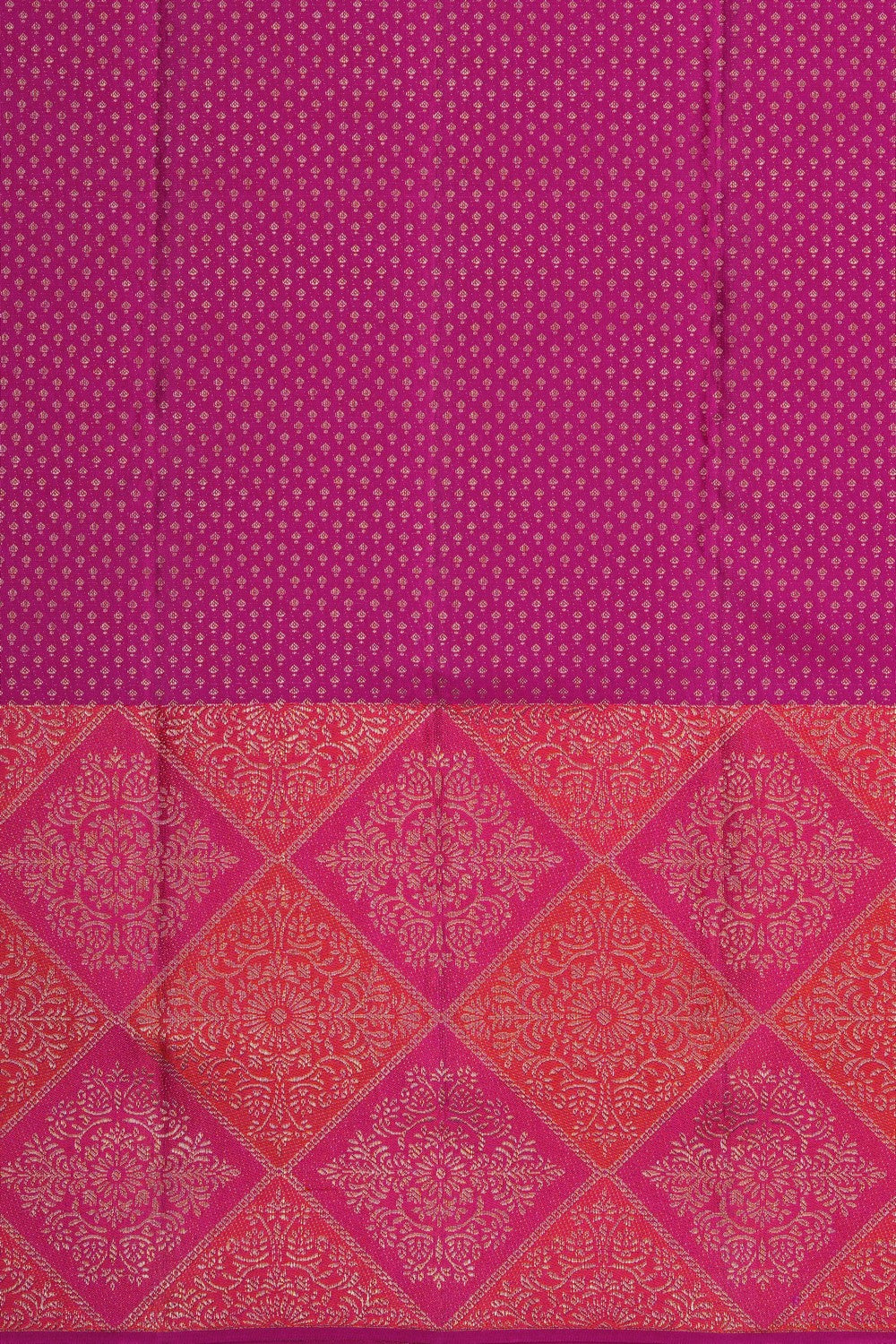 Image of South Silk Brocade Mauve Saree