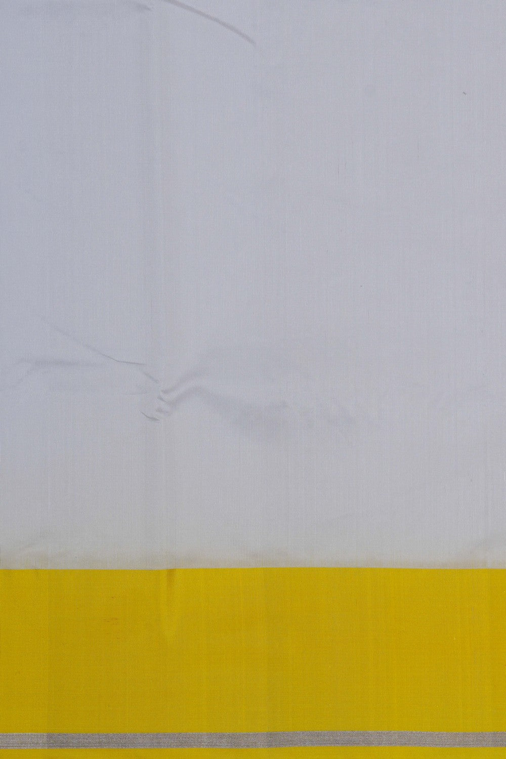 Image of Chanderi Silk White Saree