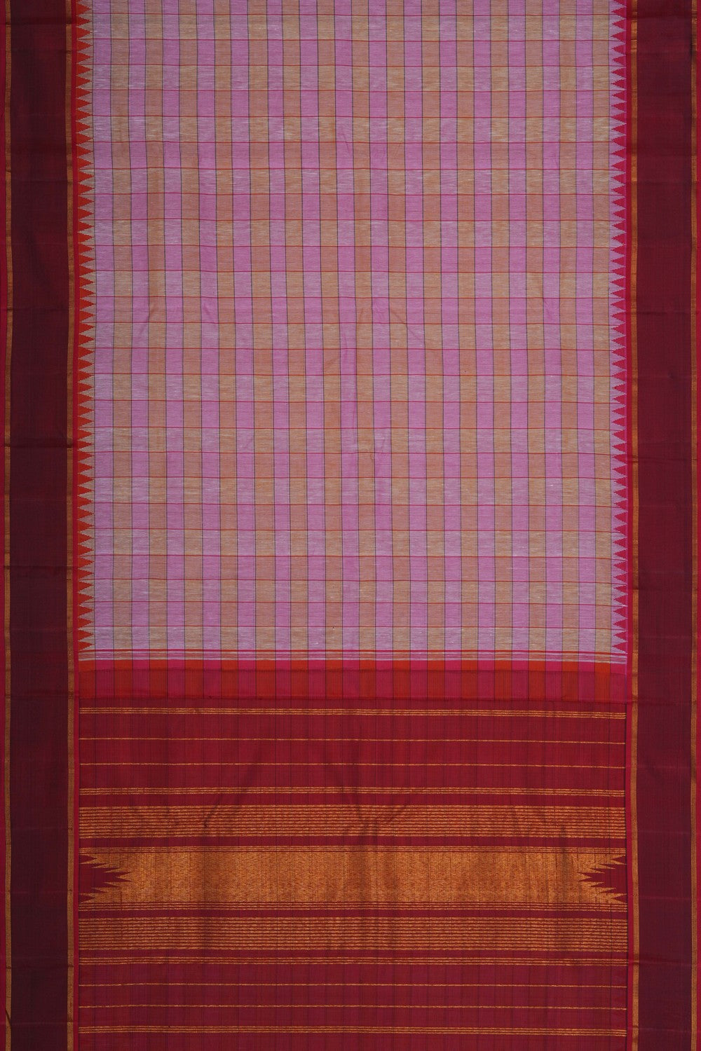 Image of Kanjivaram Linen Silk Saree