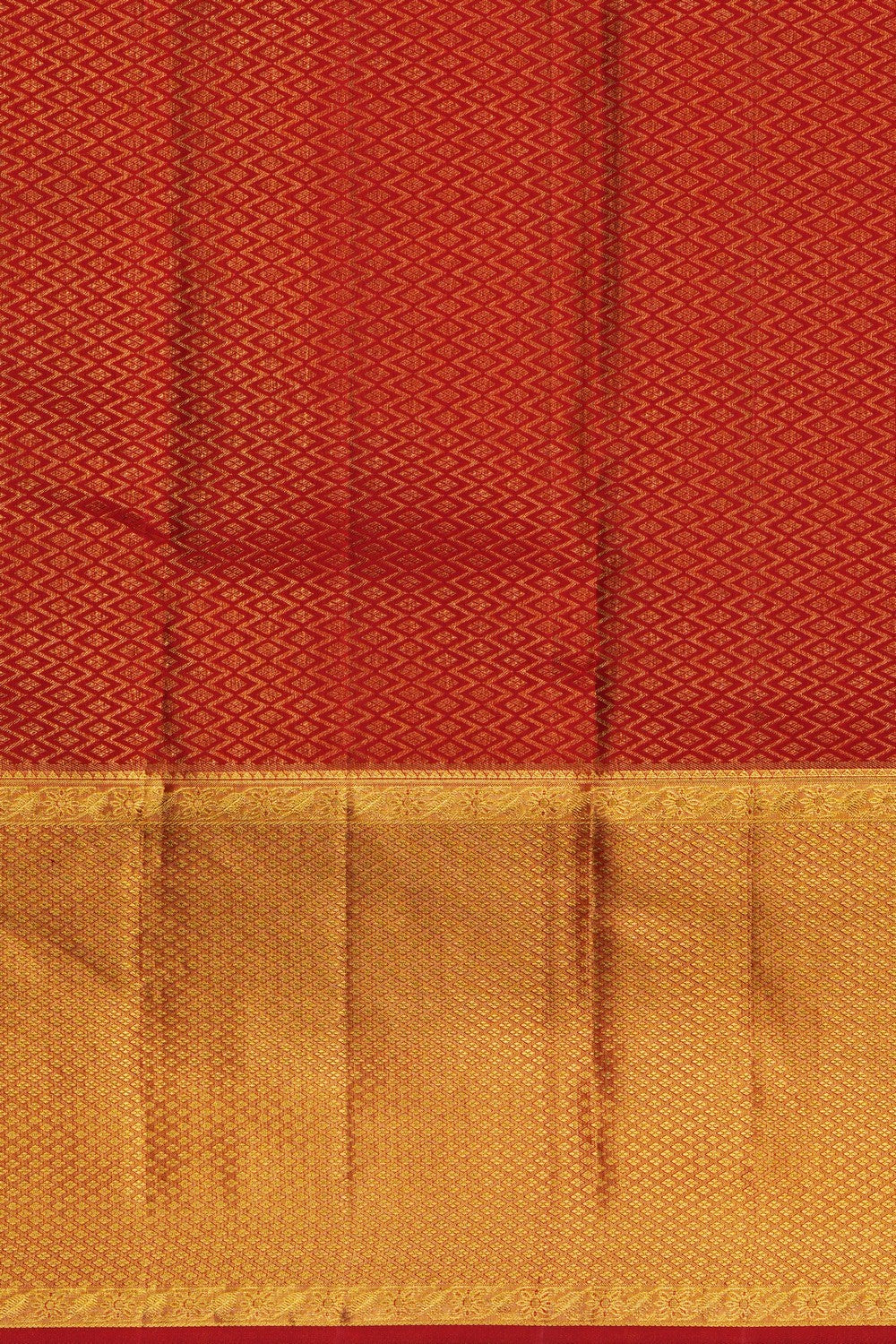 Image of Kanchipattu Brocade Red Saree