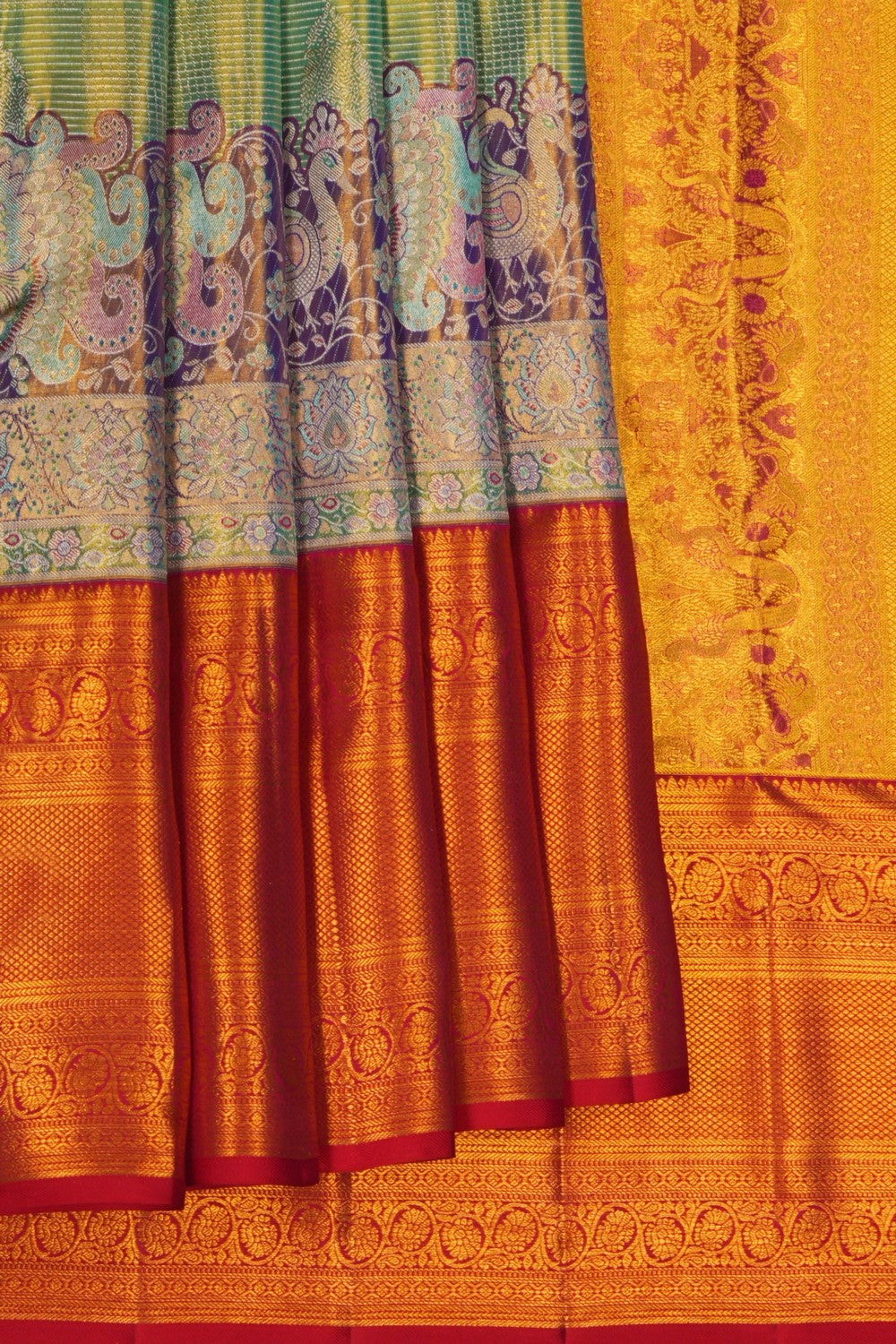 Image of Kanchipattu Brocade Tissue Saree