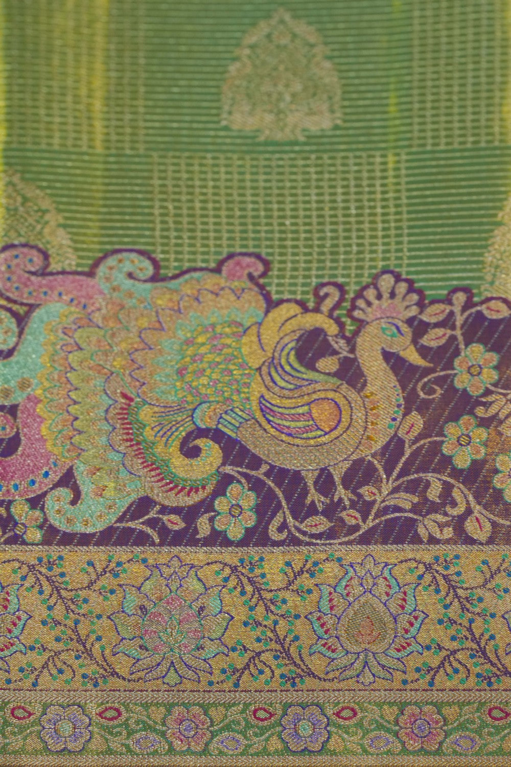 Image of Kanchipattu Brocade Tissue Saree