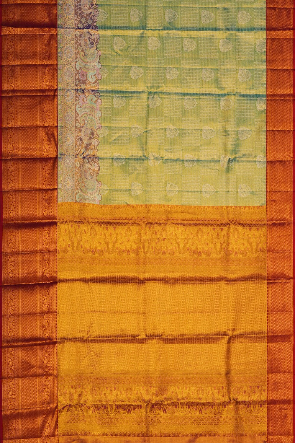 Image of Kanchipattu Brocade Tissue Saree
