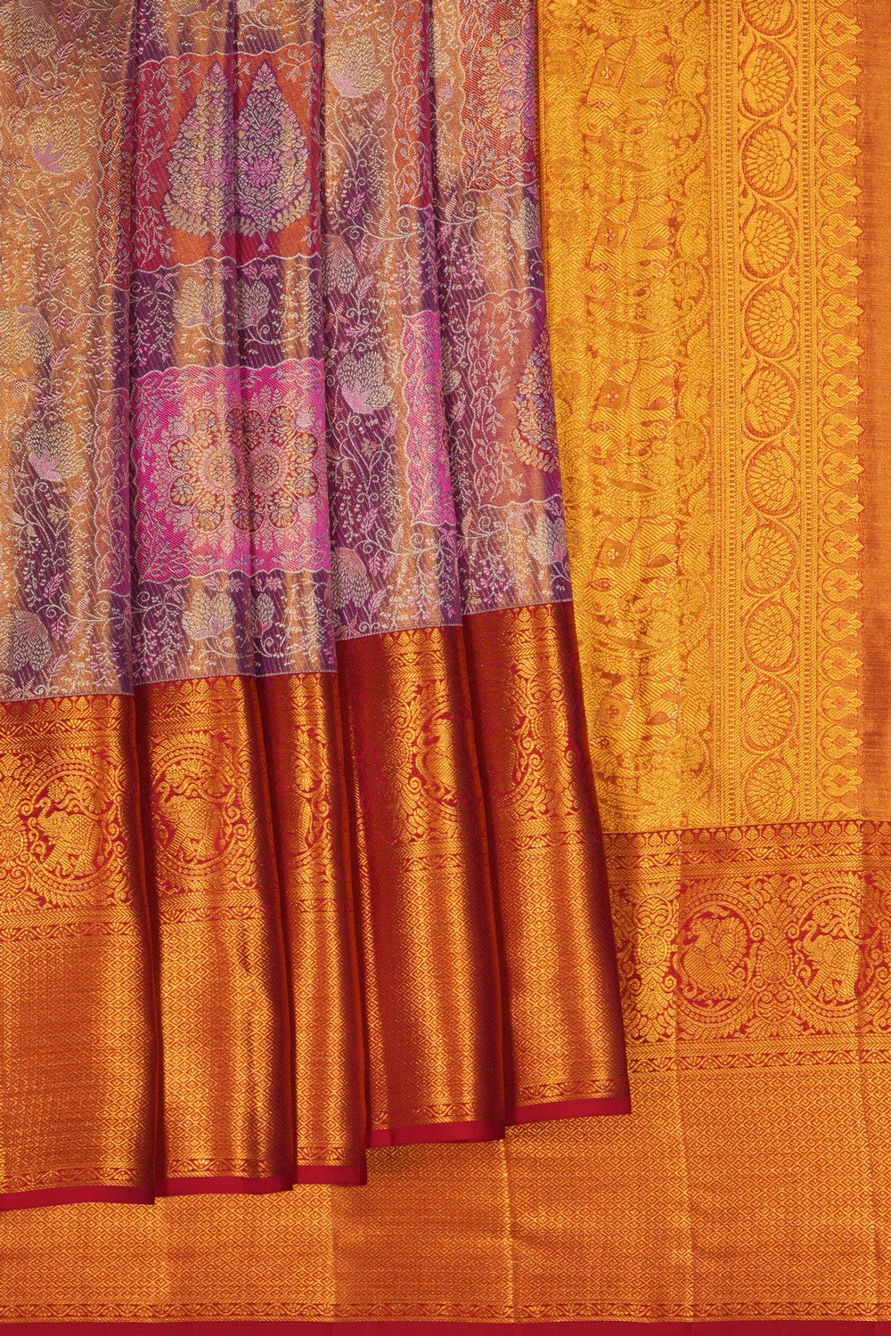 Image of Kanchipattu Brocade Tissue Saree