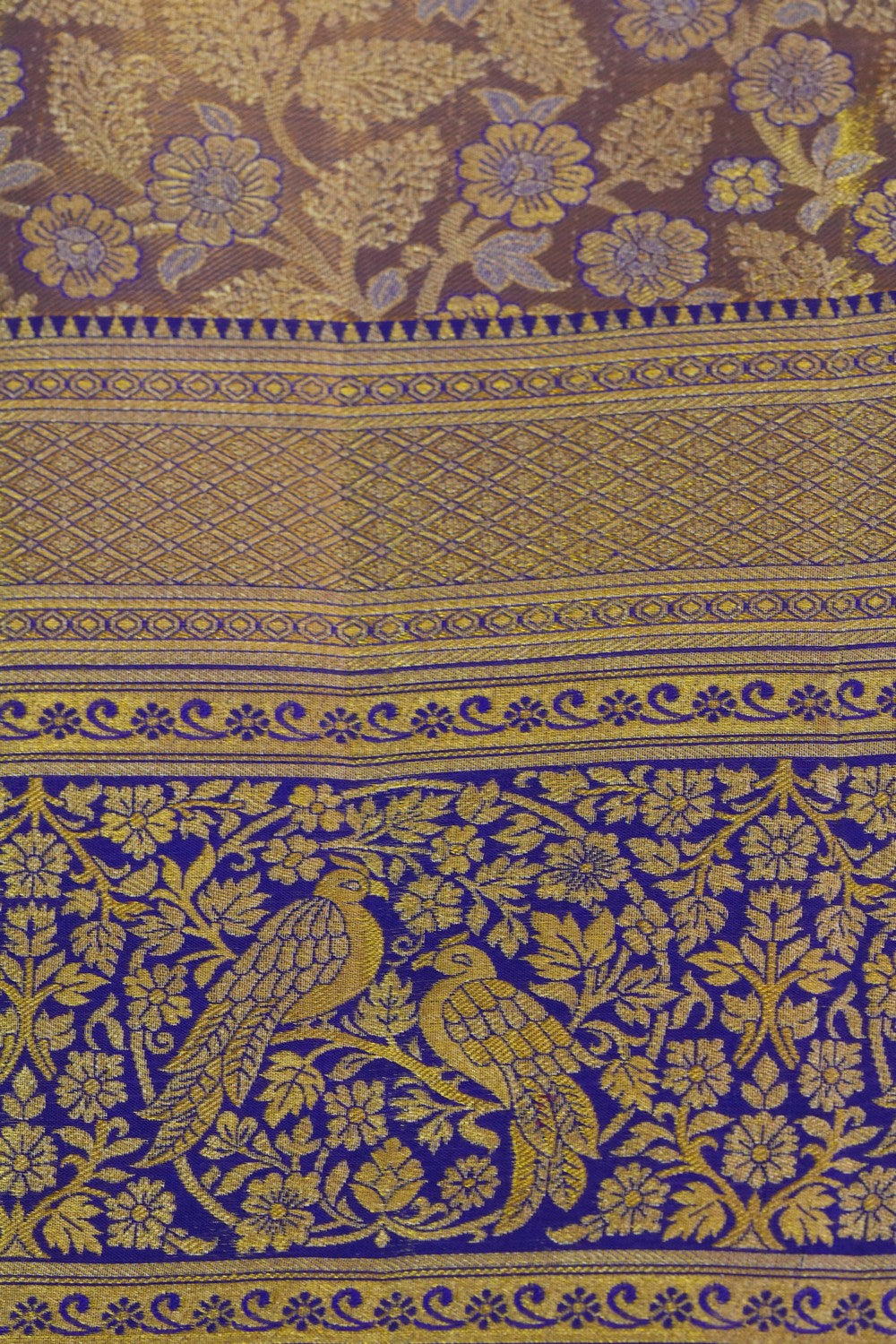 Image of Kanchipattu Brocade Purple Saree