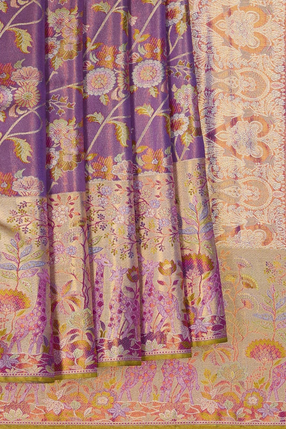 Image of Kanchipattu Brocade Tissue Saree