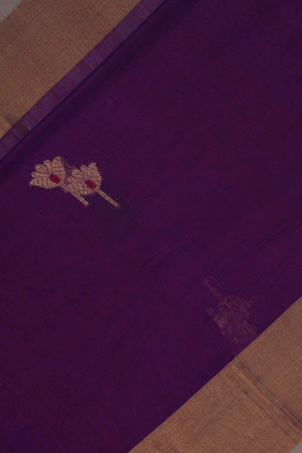 Image of Chanderi Purple Saree