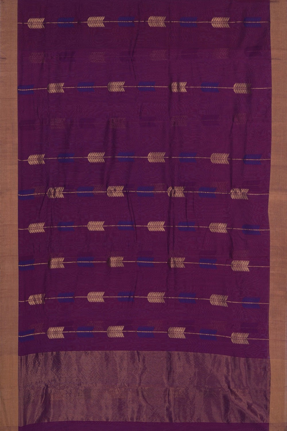 Image of Chanderi Purple Saree