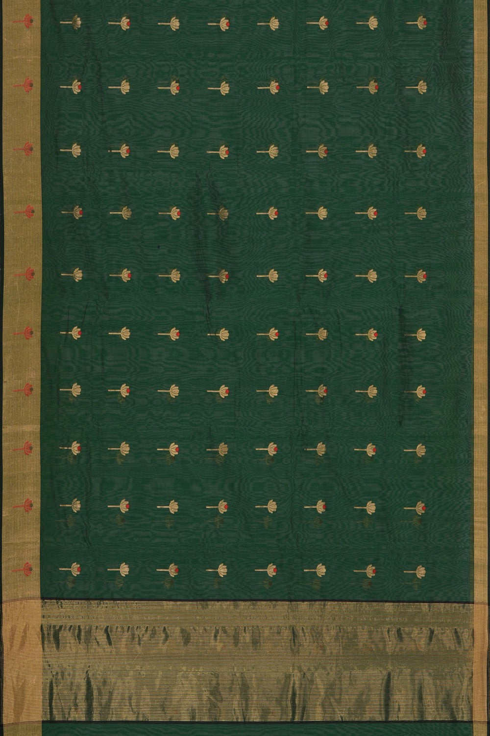 Image of Chanderi Green Saree