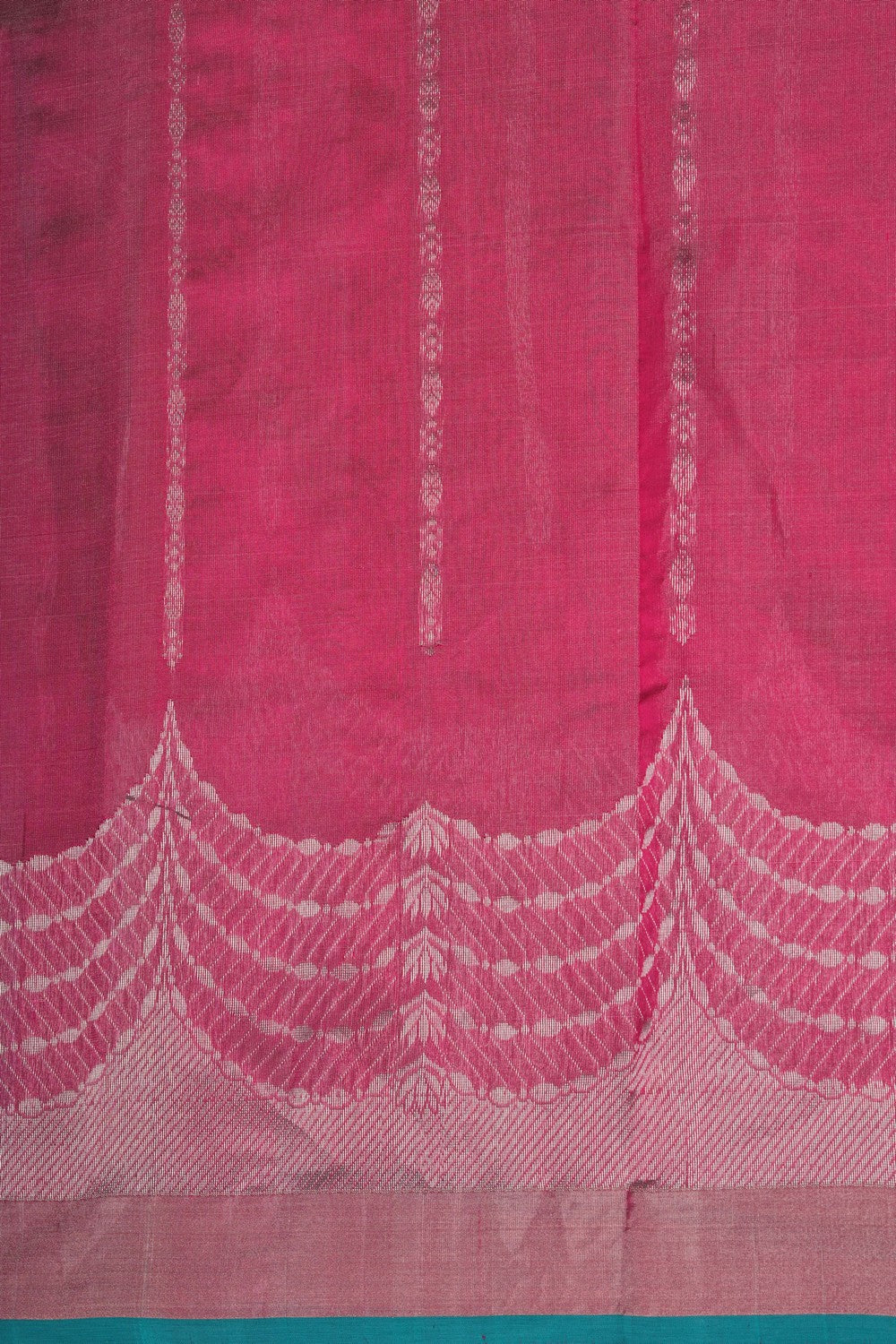 Image of Chanderi Tissue Silk Pink Saree