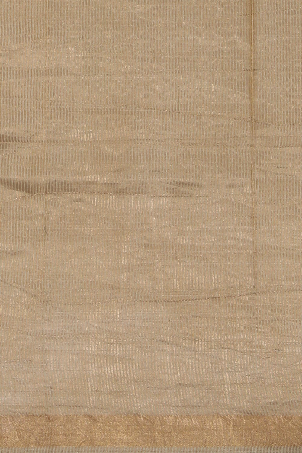 Image of A Tussar Silk Embroidered Saree