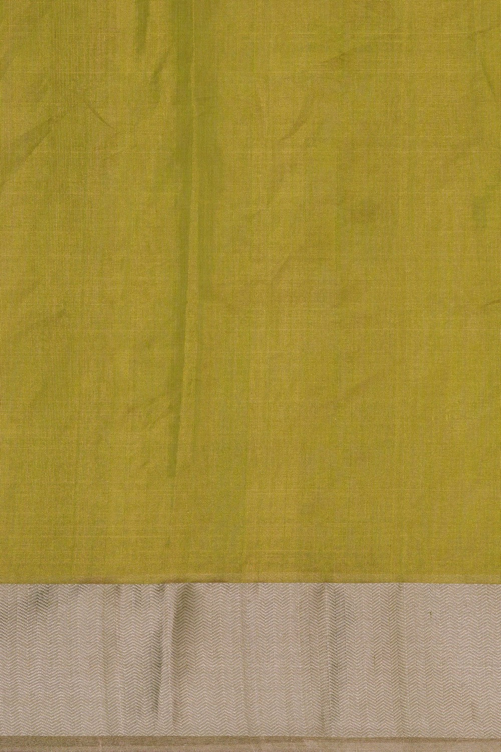 Image of Chanderi Tissue Silk Green Saree