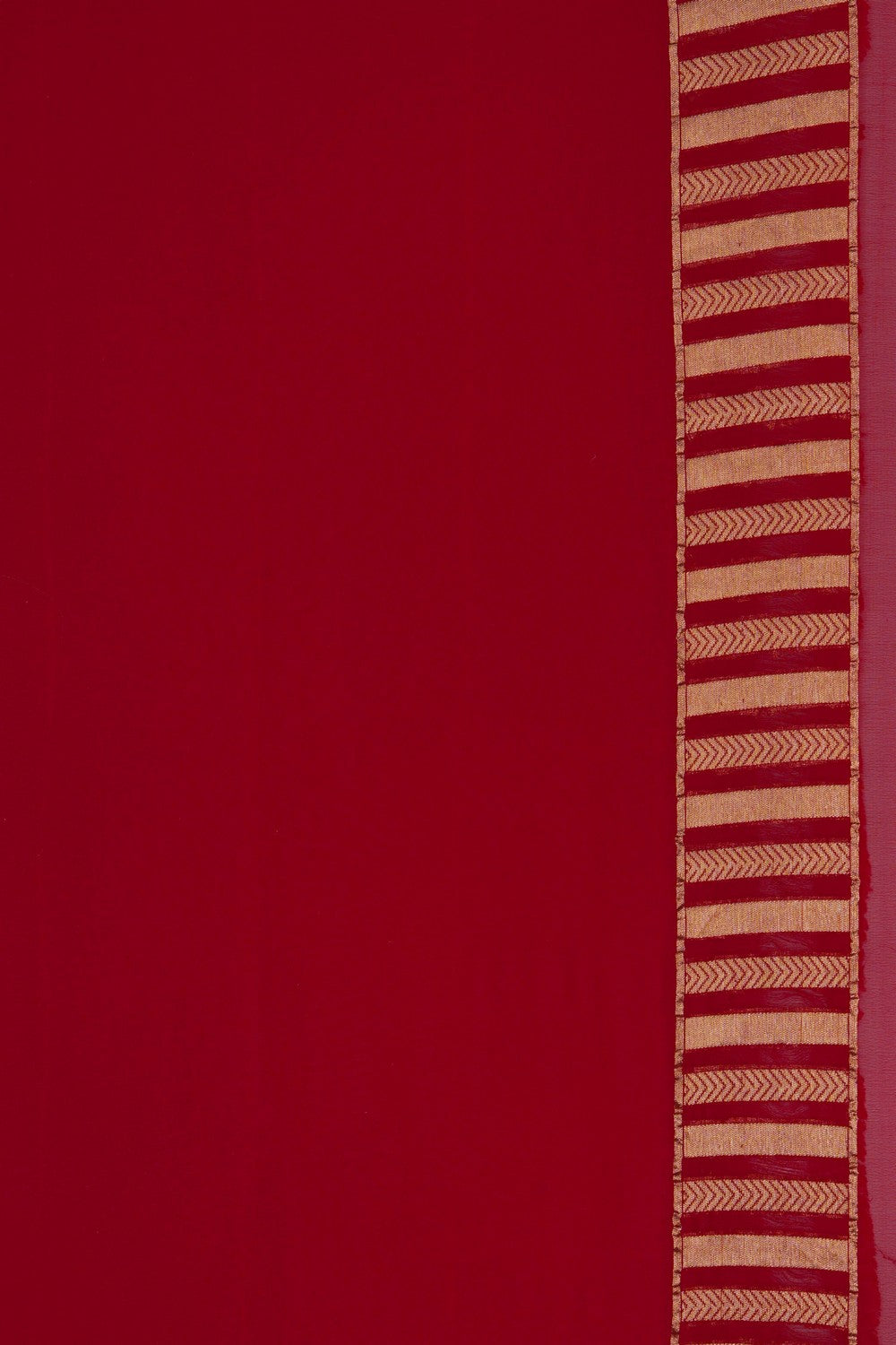 Image of Banarasi Georgette Red Saree