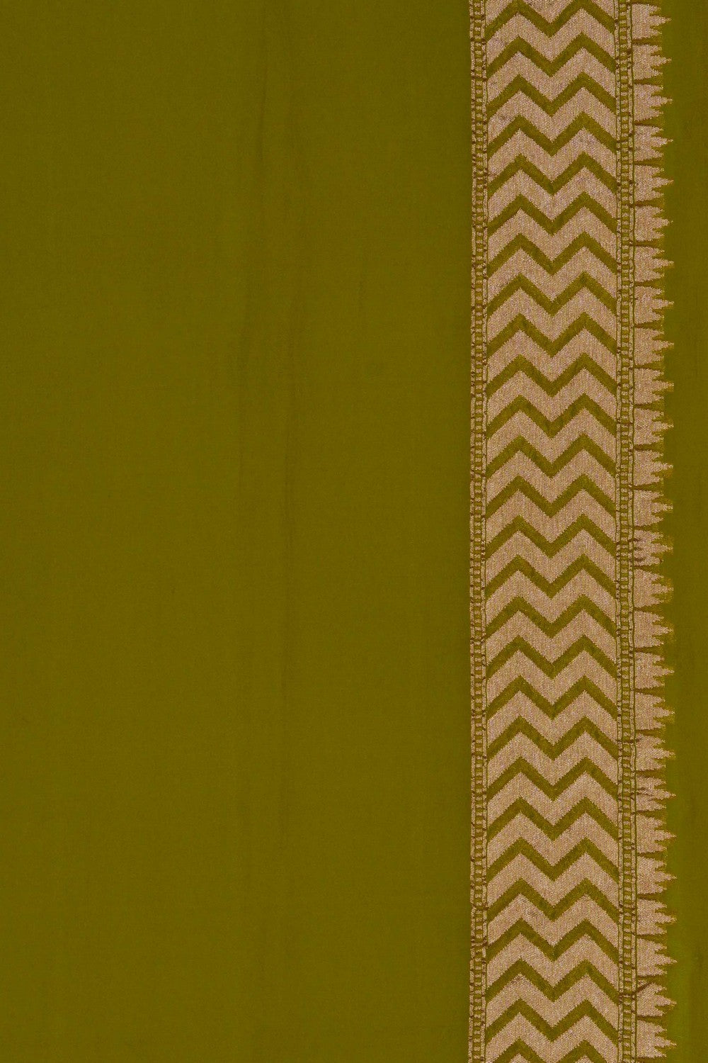 Image of Banarasi Georgette Green Saree