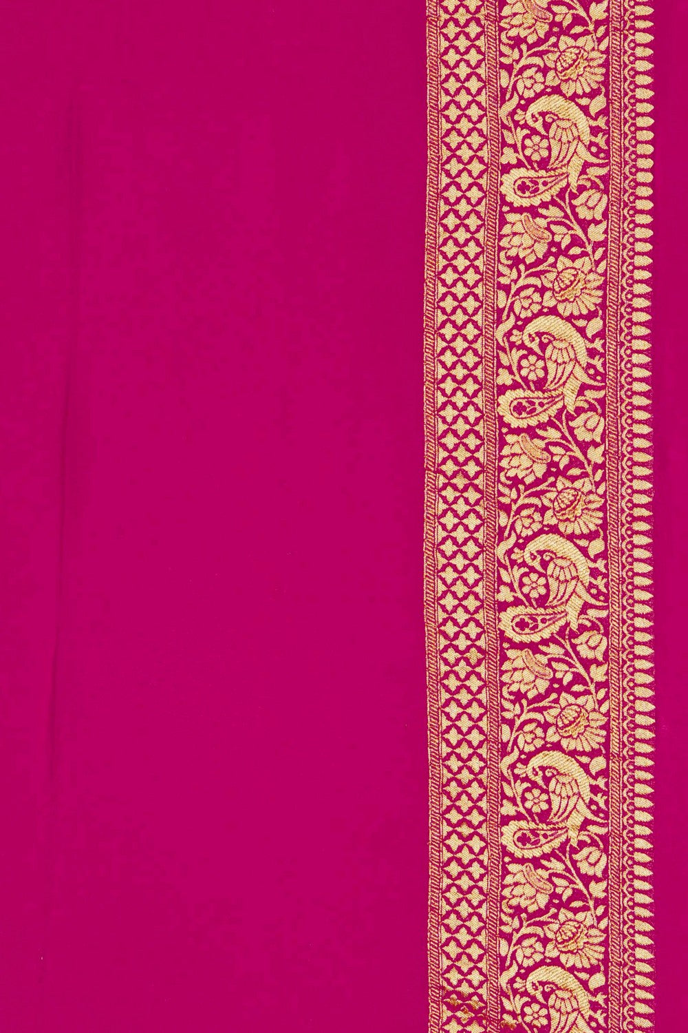 Image of Banarasi Georgette Pink Saree