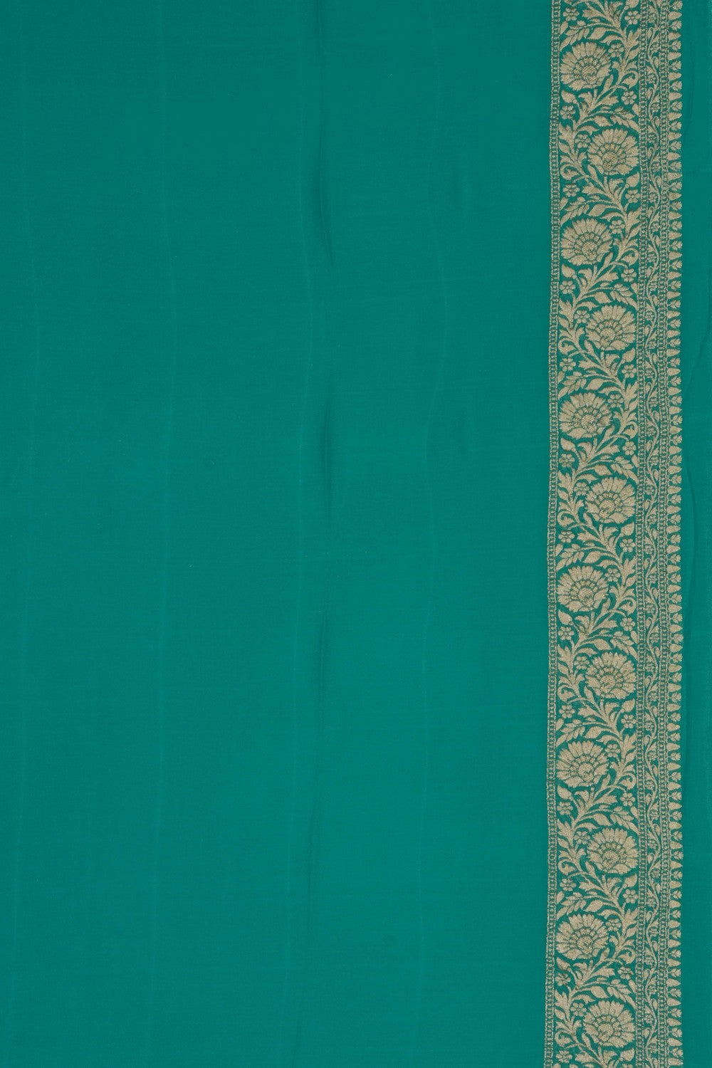 Image of Banarasi Georgette Teal Green Saree