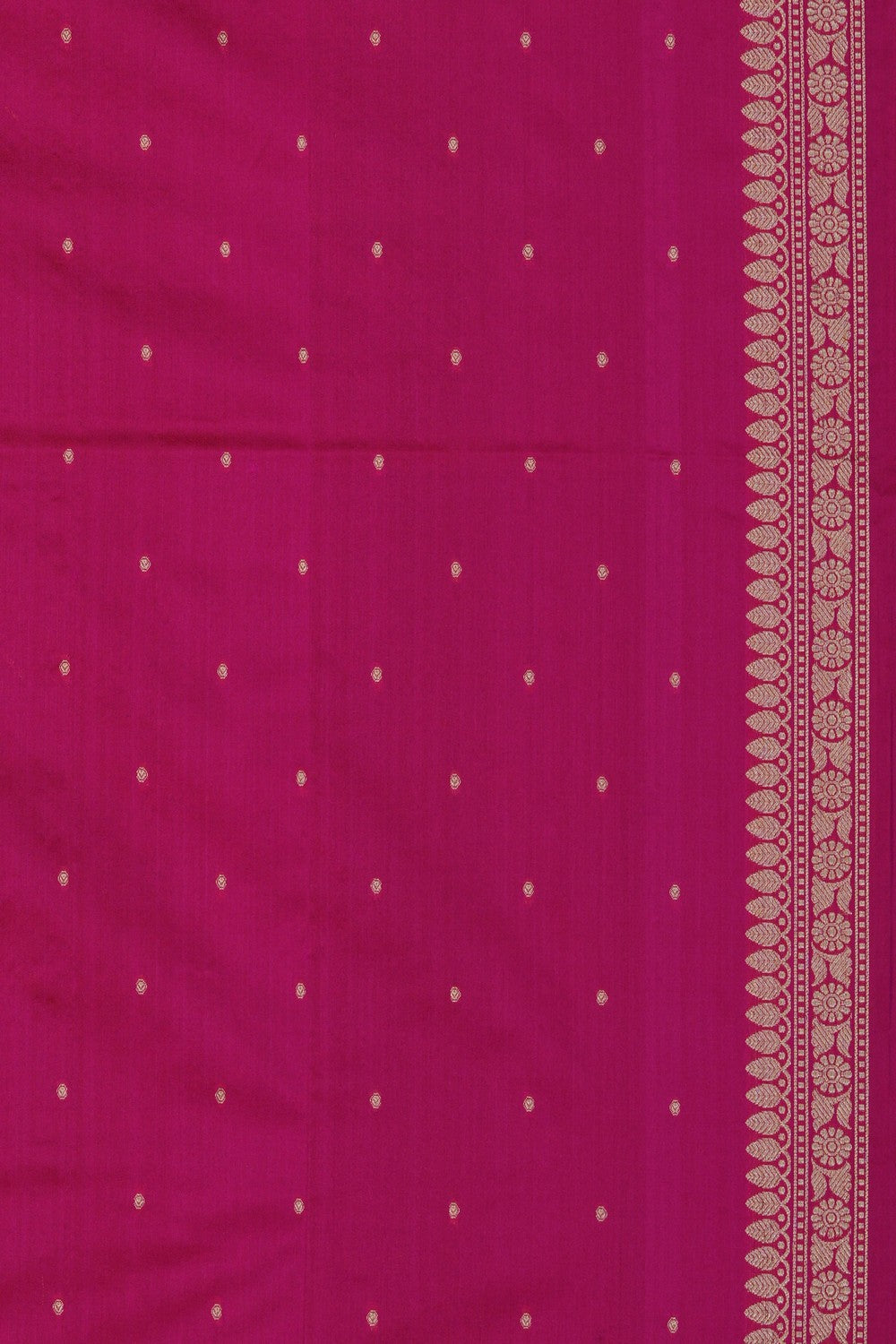 Image of Banarasi Silk Brocade Violet Saree