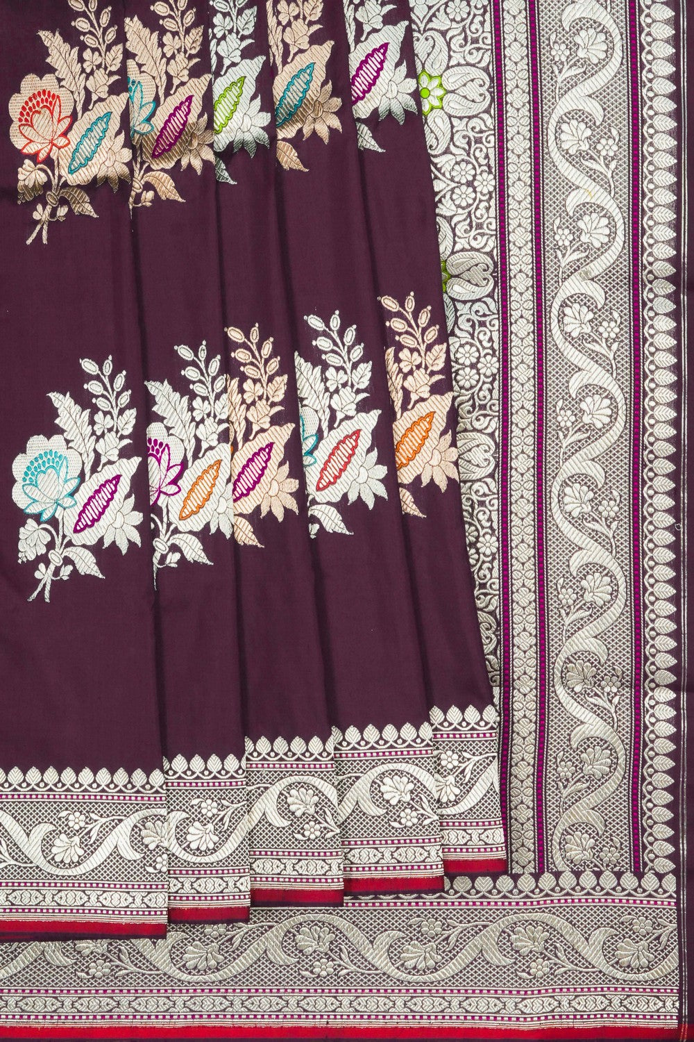 Image of Banarasi Silk Regal Purple Saree