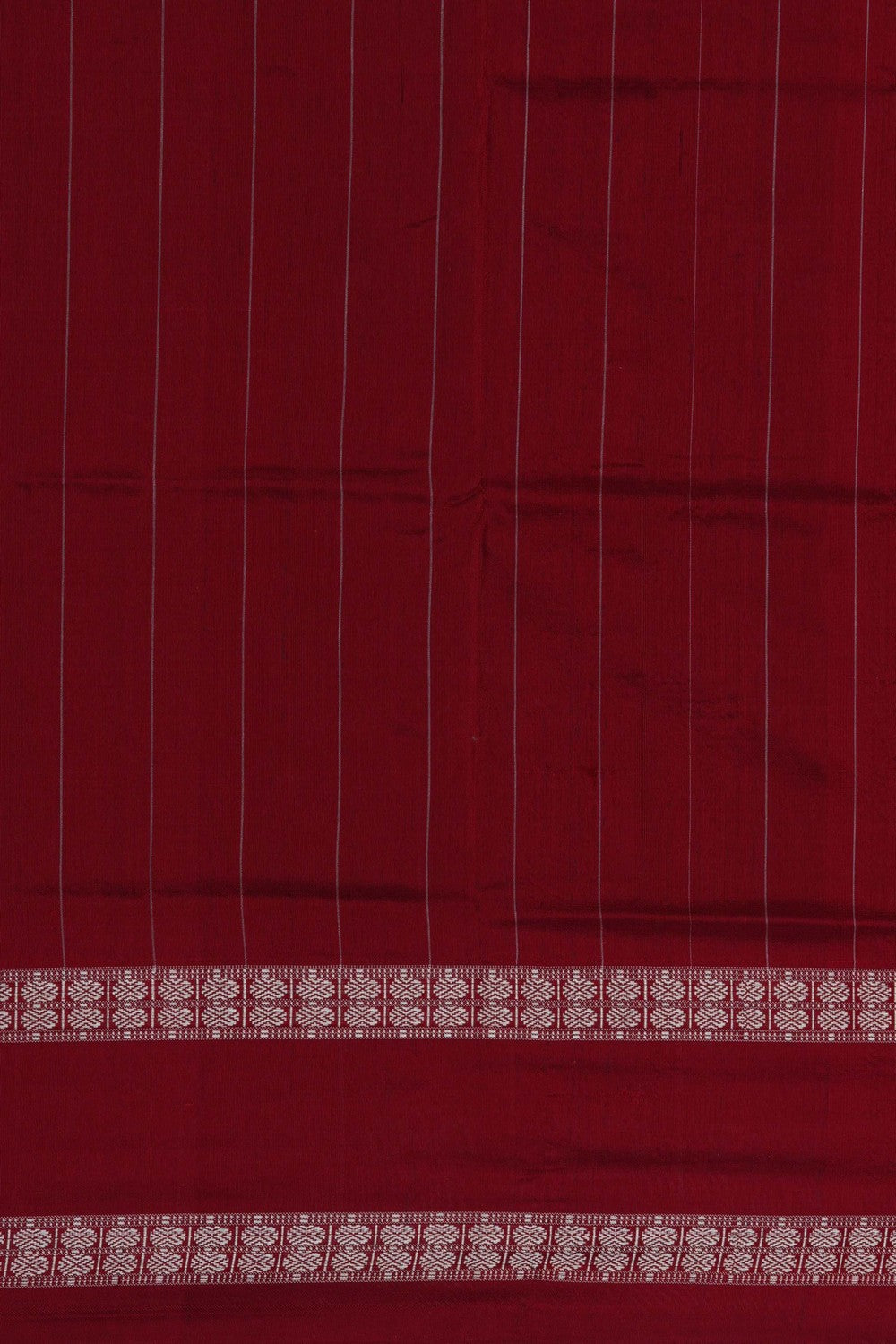 Image of Sambalpuri Silk Dark-Brown Saree