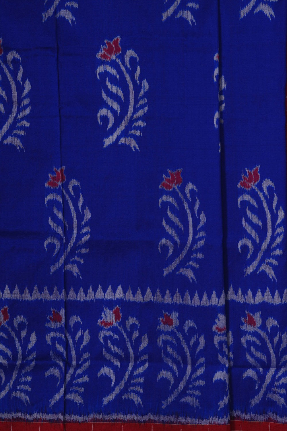 Image of Sambalpuri Silk Royal Purple Saree