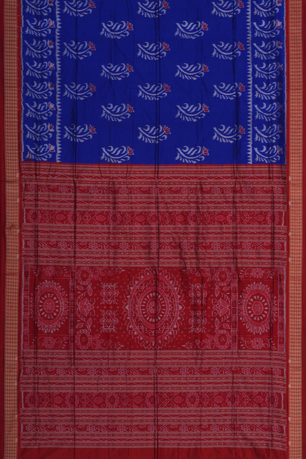 Image of Sambalpuri Silk Royal Purple Saree