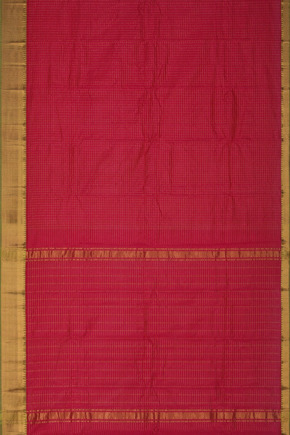 Image of Mangalgiri Silk Pink Saree