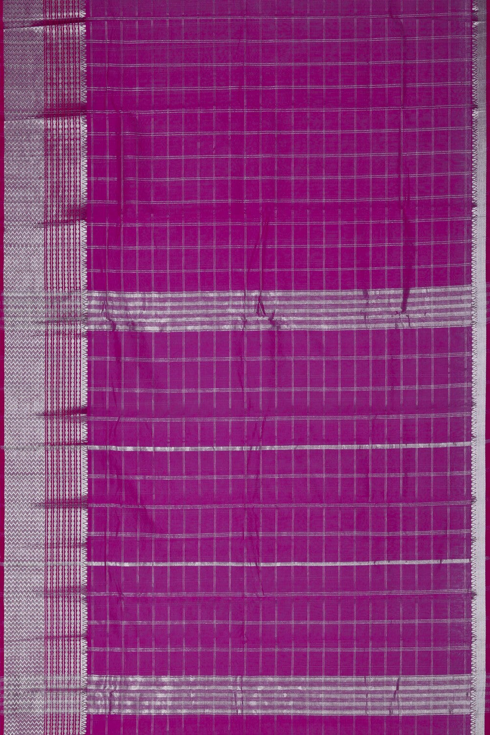 Image of Mangalgiri Silk Pink Saree