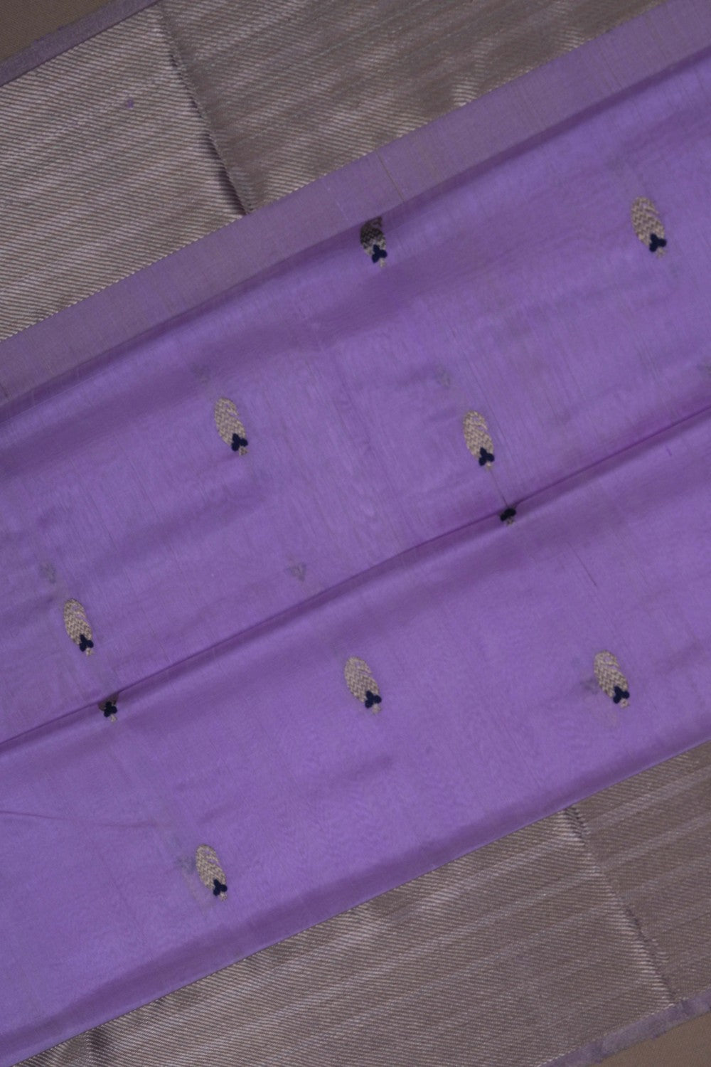 Image of Chanderi Silk Purple Saree