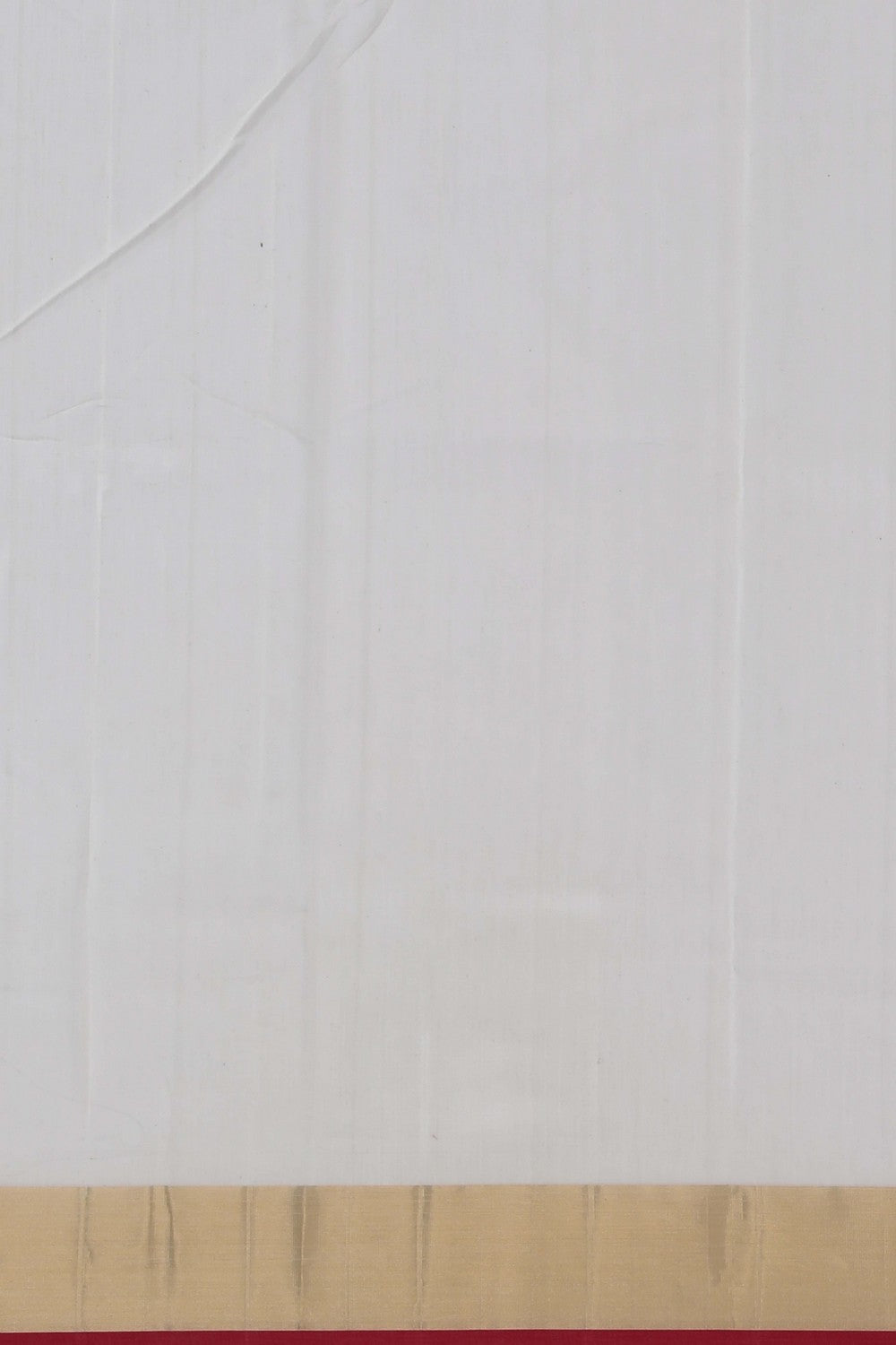 Image of Chanderi Off-White Saree