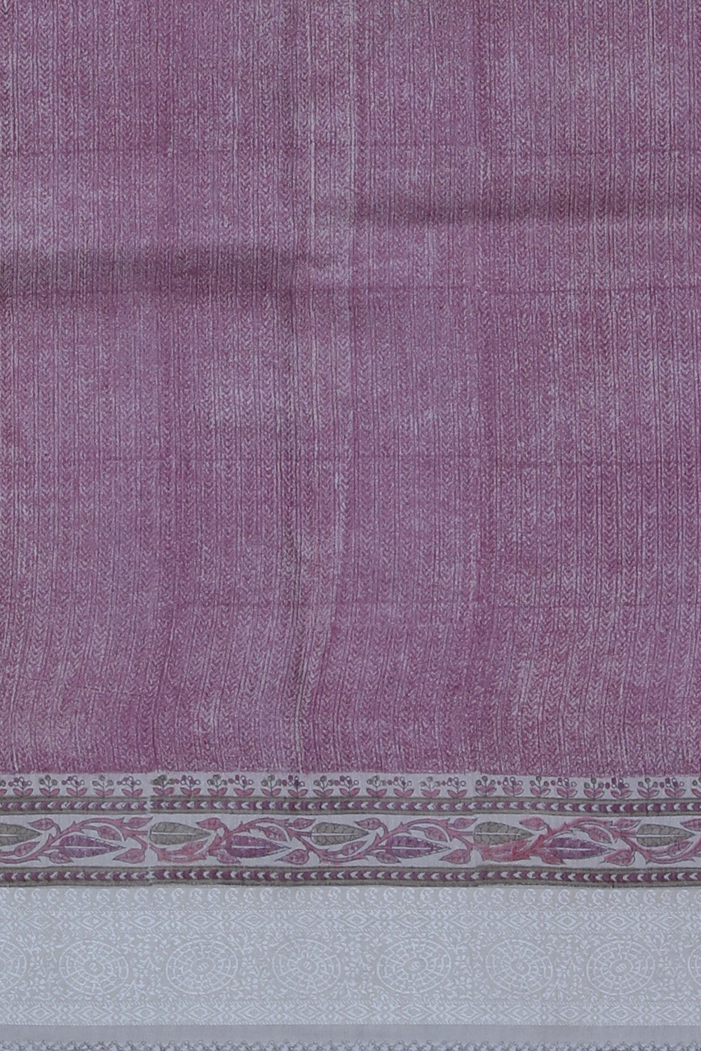 Image of Chanderi Silk Cotton Off-White Saree