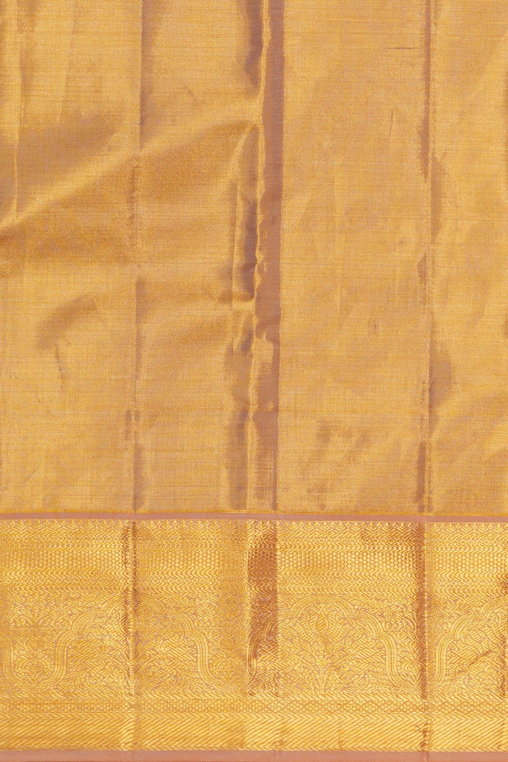 Image of A Gold Tissue Kanjivaram Silk Saree