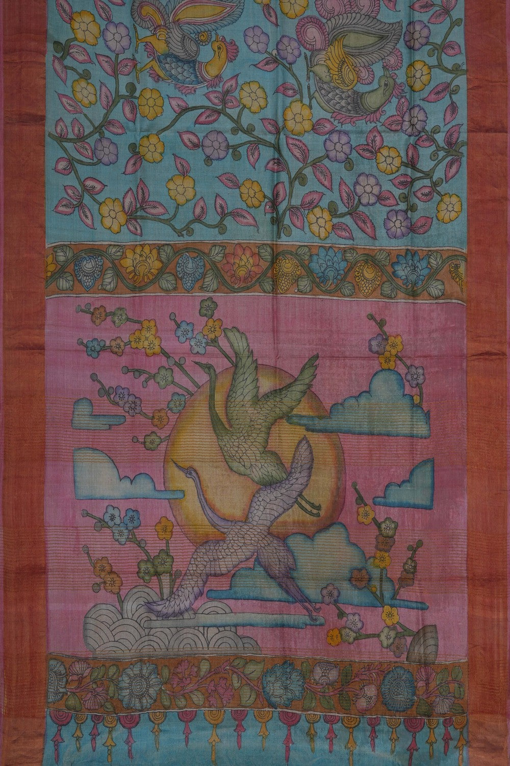 Image of Kalamkari Painting Saree