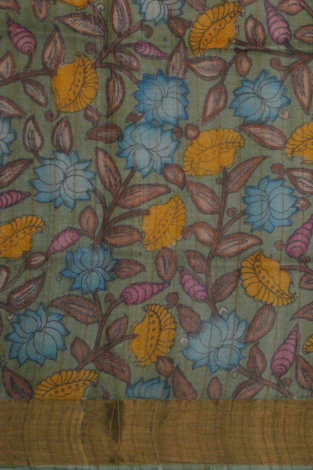 Image of Kalamkari Painting Saree