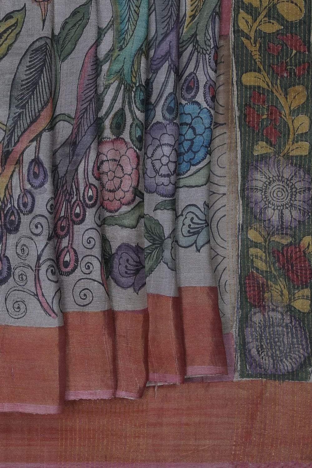 Image of Kalamkari Painting Saree