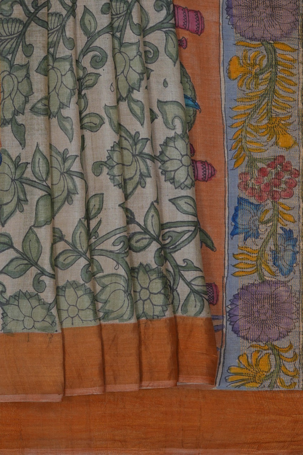 Image of Kalamkari Painting Saree