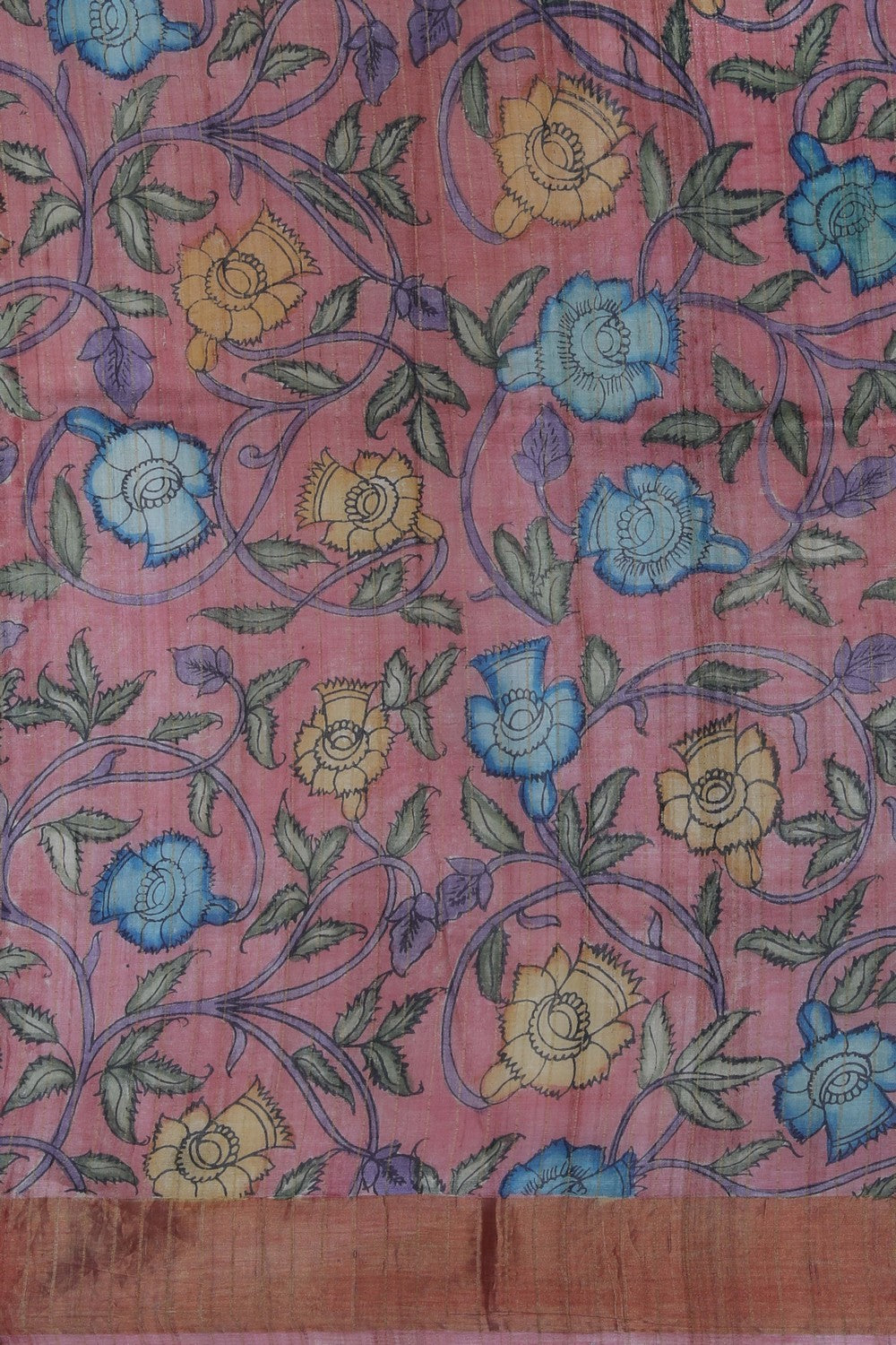 Image of Kalamkari Painting Saree