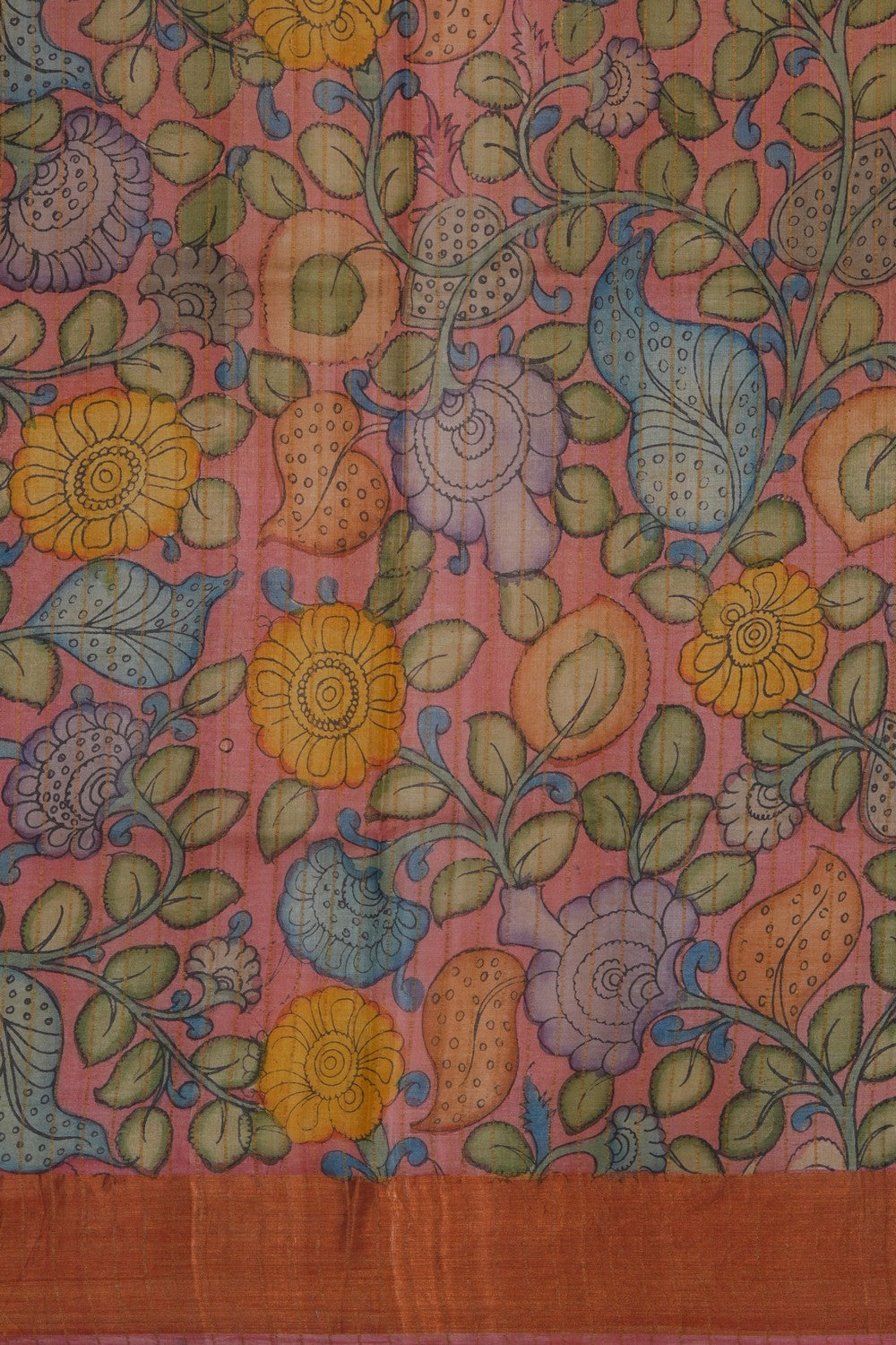 Image of Kalamkari Painting Saree