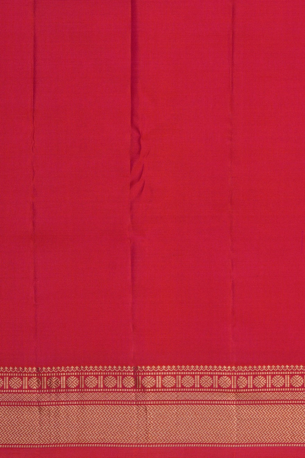 Image of South Silk Fuchsia-Pink Saree