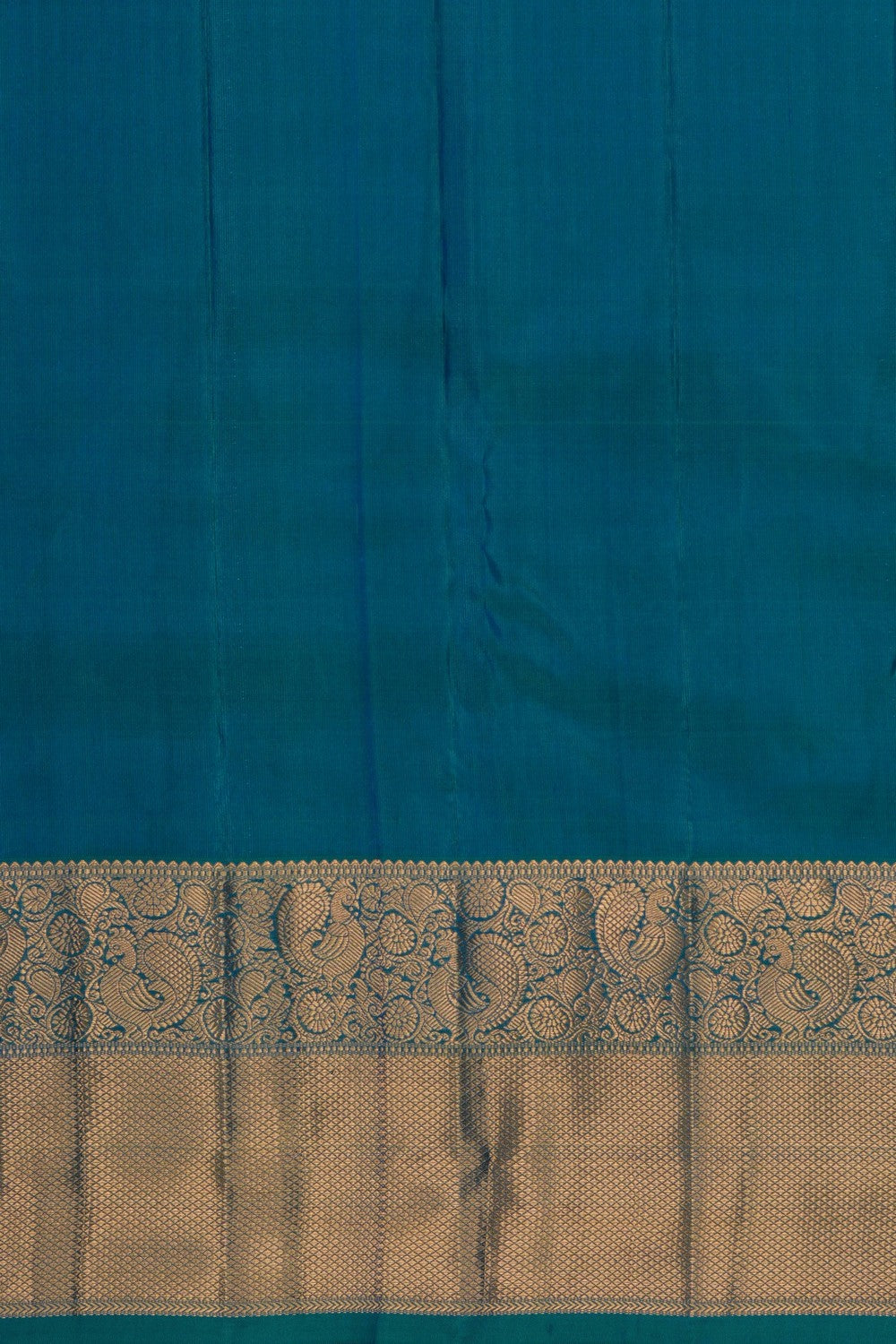 Image of South Silk Teal Blue Saree