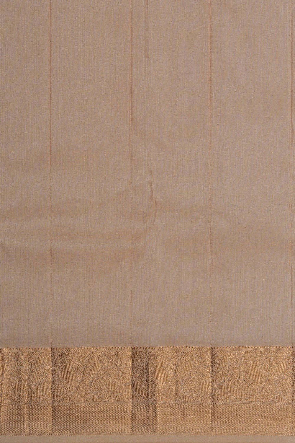 Image of South Silk Off-White Saree