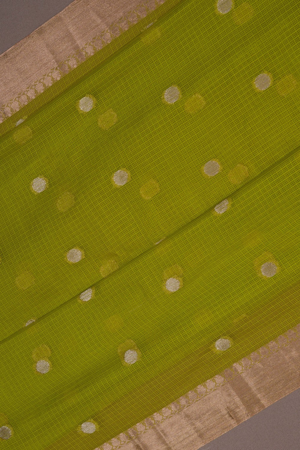 Image of Kota Silk Green Saree