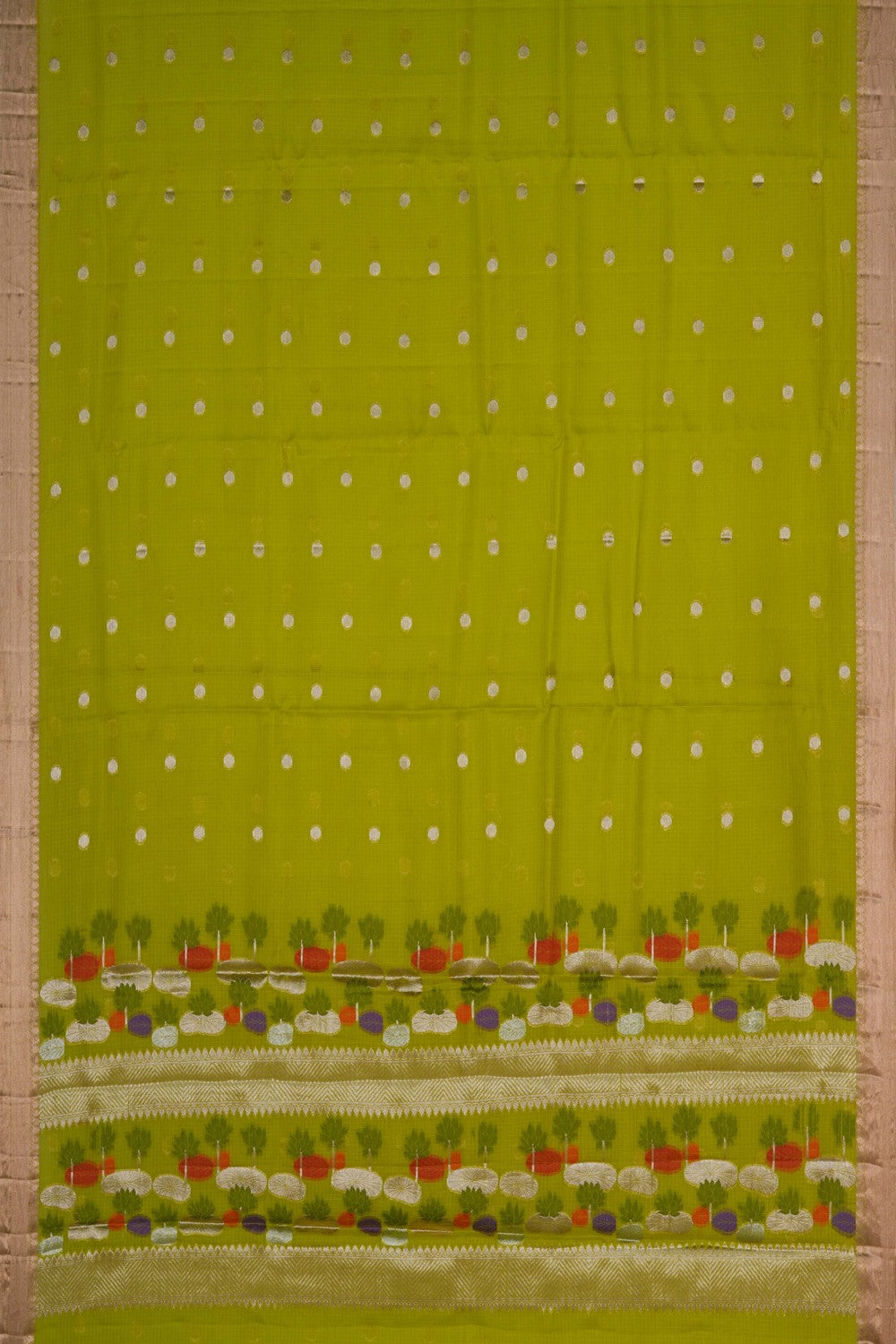 Image of Kota Silk Green Saree