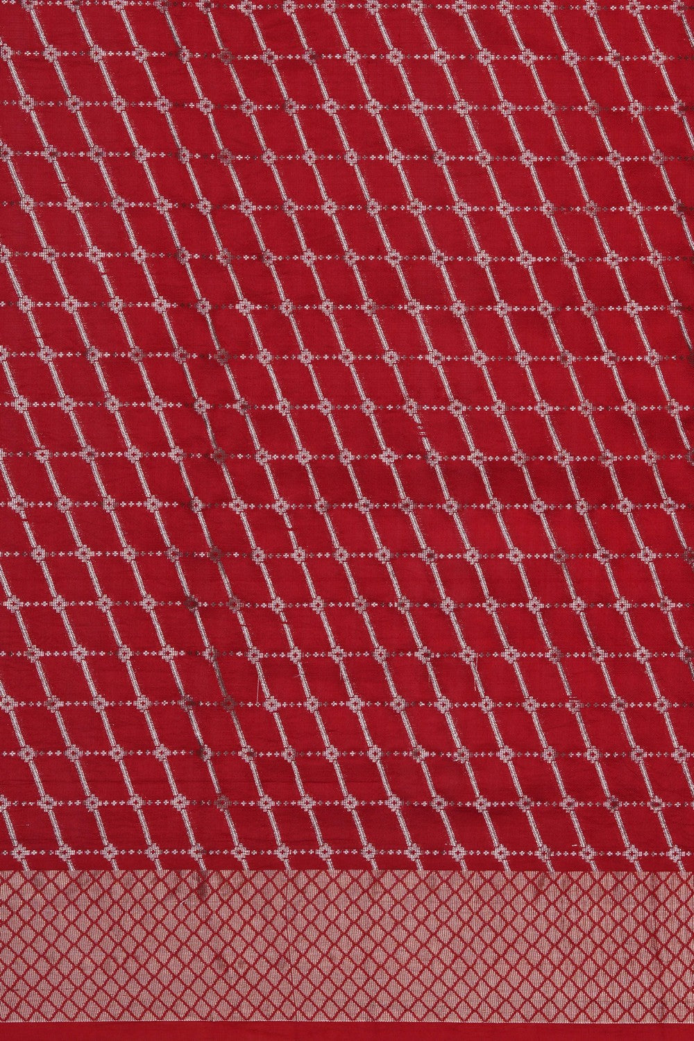 Image of Kota Silk Red Saree