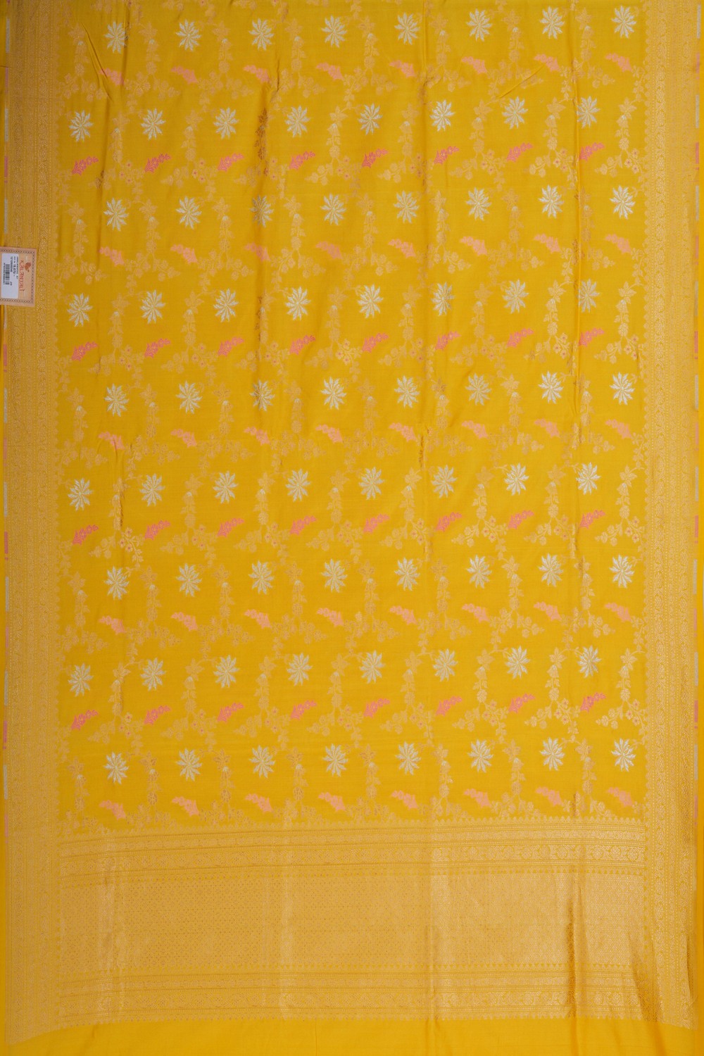 Image of Elegant Banarasi Katan Silk Suit Material (3 Pcs Set)